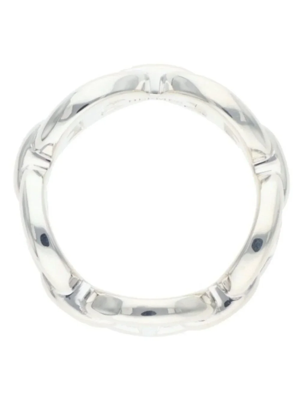 Hermes Chaine D'ancre Enchainee PM Silver Ring